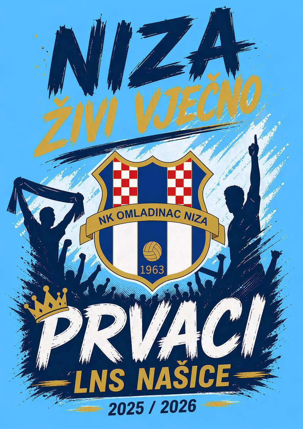 Nakon dugih 17 godina smo prvaci Lige Nogometnog Saveza Našice. Nakon krize i nestabilnosti prethodnih godina, složili smo se i krenuli raditi stvari na ispravan način. Treninzi i, najbitnije, zajedništvo su urodili plodom te smo četiri kola prije kraja matematički postali prvaci. Iako smo osigurali prvo mjesto, ostale su tri utakmice u koje ćemo ući ozbiljno kao i do sad te na kraju za kirvaj proslaviti s trofejem. Hvala svima na podršci. Za Benđu!💙