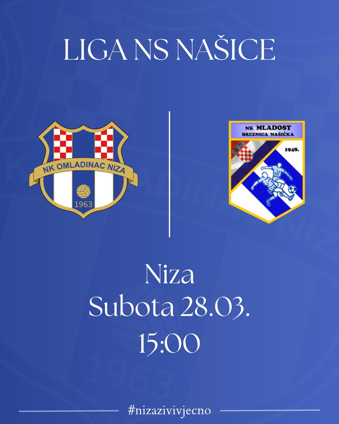 Sutra igramo sa kvalitetnim susjedima koji su drugoplasirana momčad lige. Ovaj derbi je od velikog značaja za borbu za vrh. Nadamo se dobrim uvjetima za igru. 💙