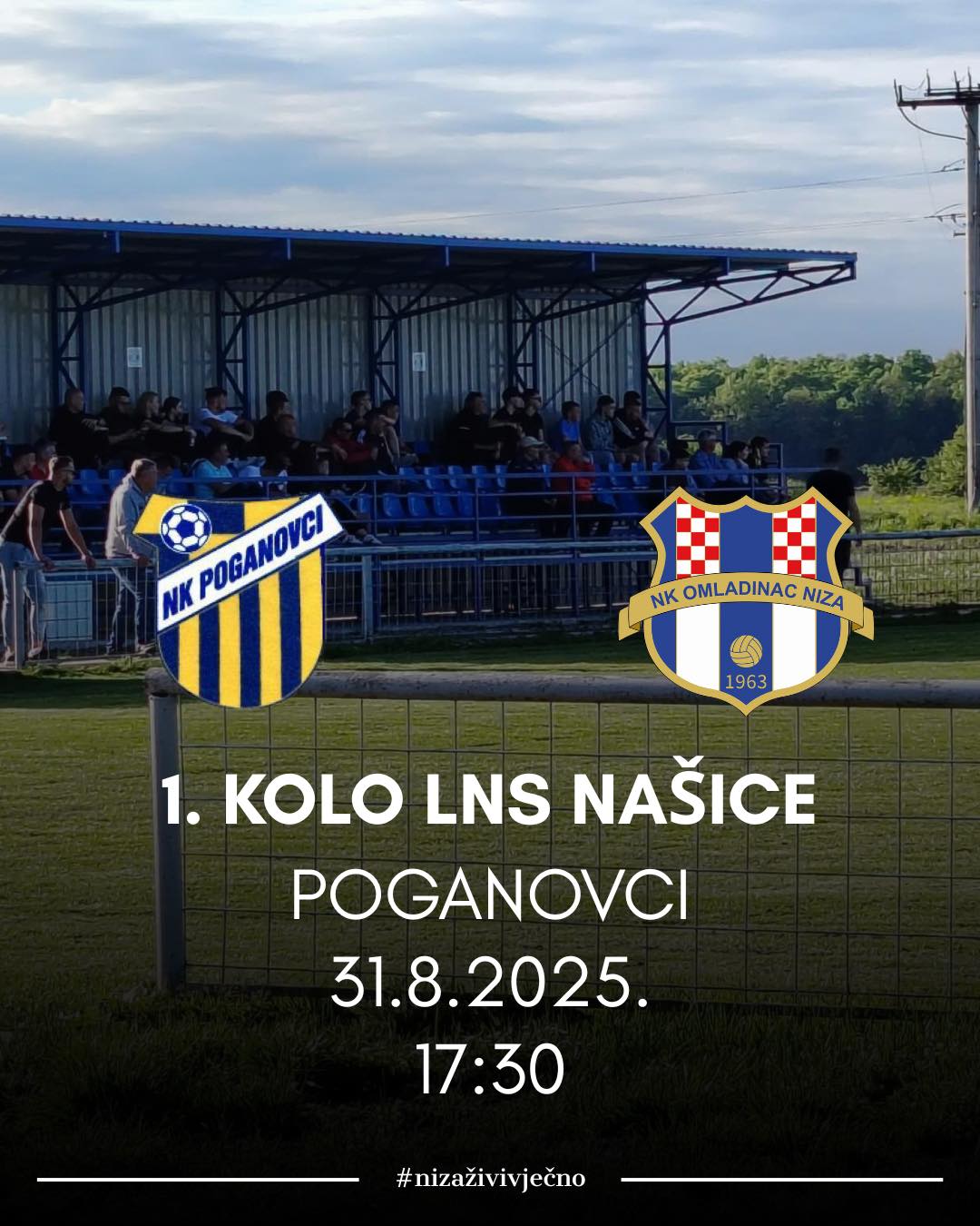 U nedjelju startamo prvenstvo gostovanjem u Poganovcima. Ne bi bilo boljeg početka od pobjede, stoga Vas pozivamo da dođete podržati naše dečke.
